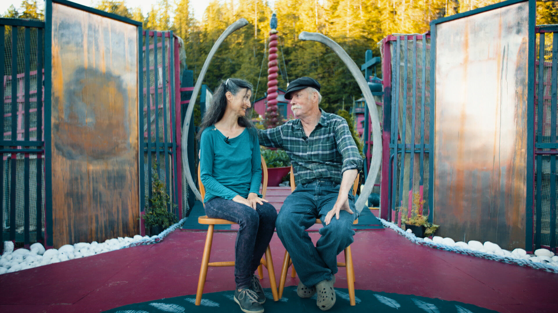 How one couple has lived for 29 years on an island they built themselves